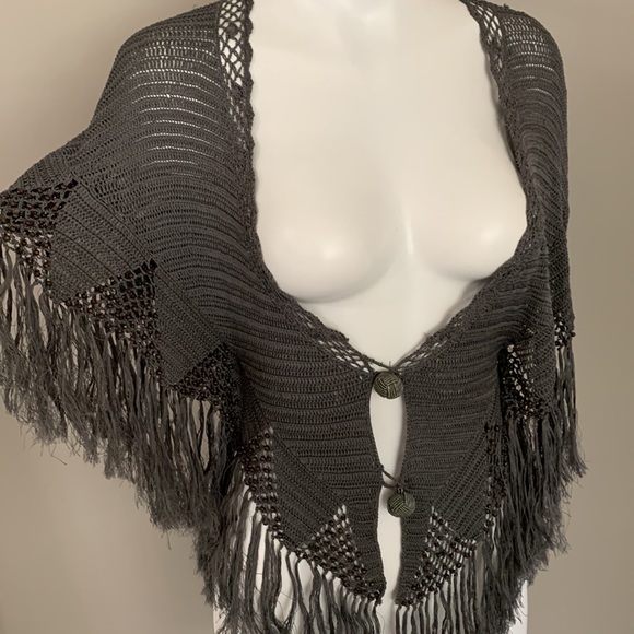 Crochet Boho Cardigan/Shawl - Picture 2 of 7